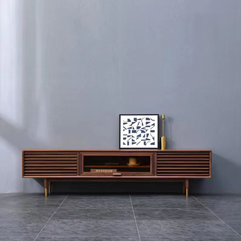 Meuble télé Modern Minimalist Grille, 70.87"