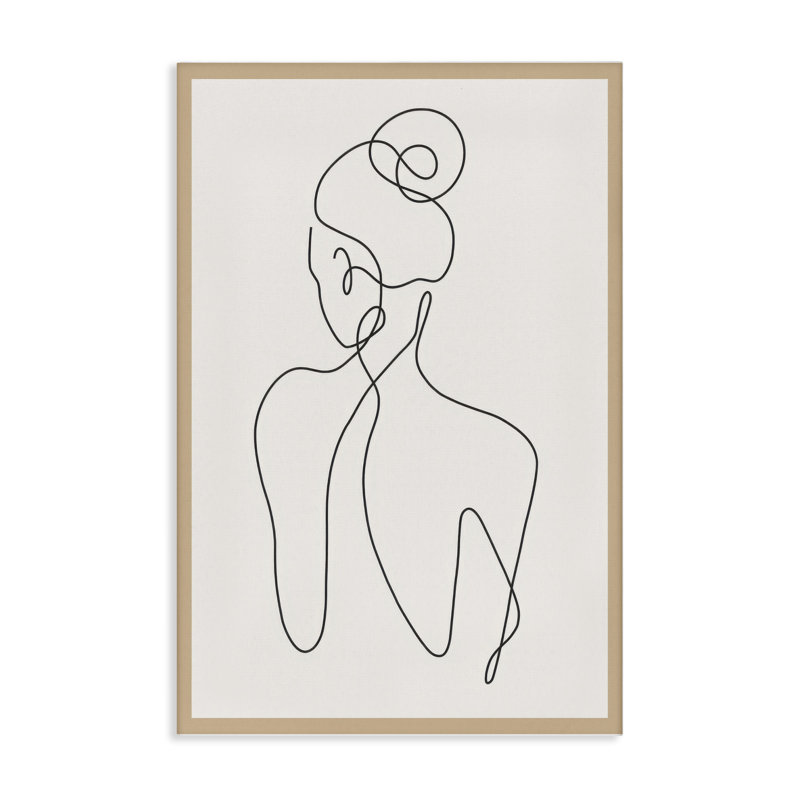 «Minimal Woman», dessin par LSR Creative Studio, H 24 po x l 16 po