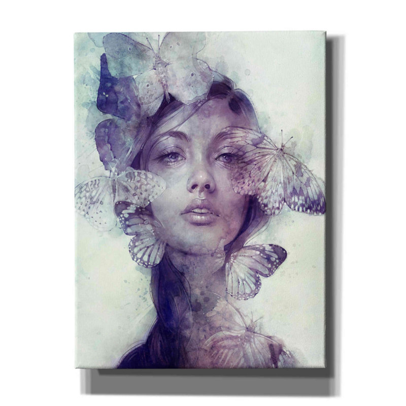 «Adorn» par Anna Dittman, impression sur toile tendue, H 16 po x l 12 po x P 0,75 po