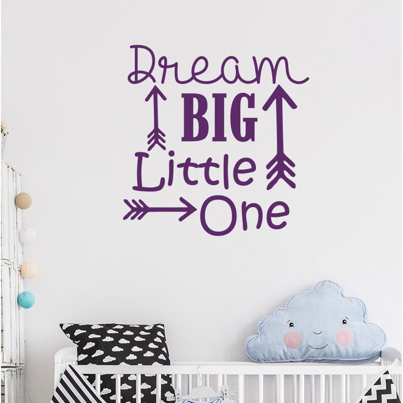 Décalcomanie murale big little rêve Baumeister, Violet