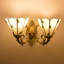 Double applique murale vitrail Tiffany