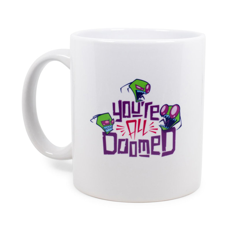 Tasse en céramique Nickelodeon Invader Zim «doom Doom Doom» exclusive | Peut contenir 11 onces