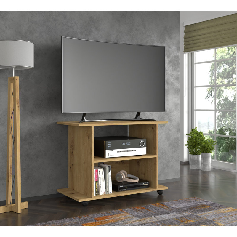 Mirah TV Stand for TVs up to 32", Oak Wood