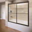 Porte de baignoire Deluxe avec cadre l 56 "x H 58,5"-1199908694-1199908691