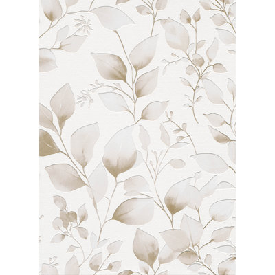 Ethereal Vinen Brown Wallpaper