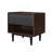 Duane 20" Fluted Nightstand in Black (1-Drawer)-1320407694