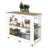 Brooklyn 46 Kitchen Island, Two Shelves, Two Drawers-976658122