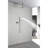 12" Rain Shower Head Wall Mount, Brushed Nickel Style, Brass, 59In D, 12In W, 60In H, 10.02Lb Finish, Weight