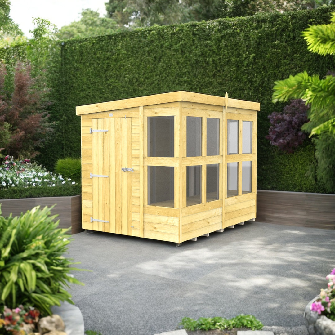 8ft x 6ft Pent Potting Shed