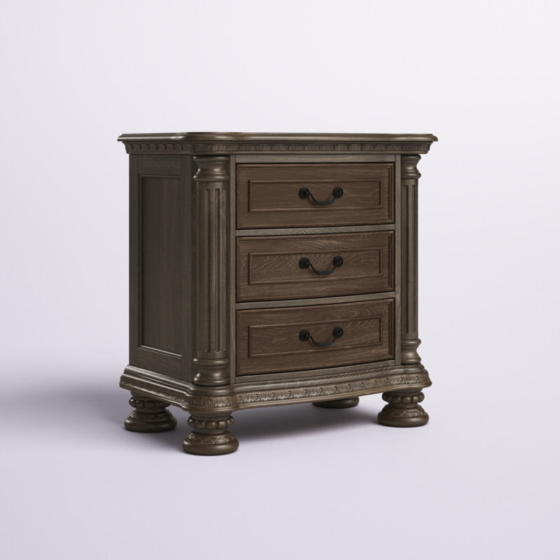 Jadaya 30'' W Solid Wood Nightstand