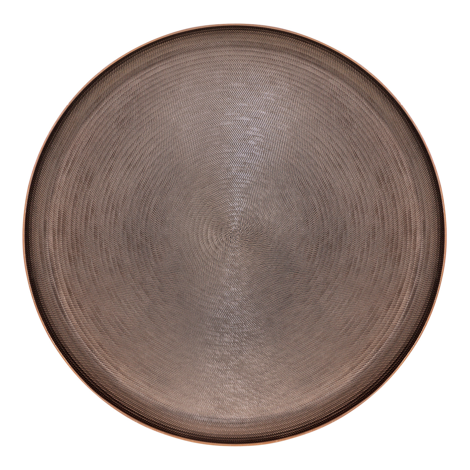 Hensley Decorative Tray, 1.3" H x 16.1" W x 16.1" D, Bronze