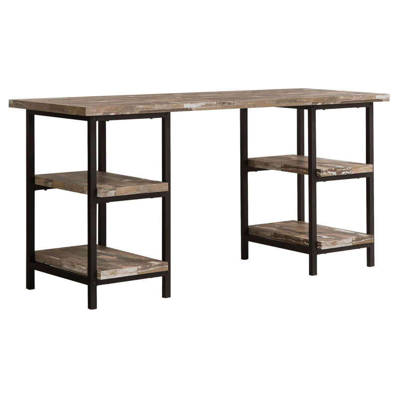 Salvaged Cabin And 4-Shelf Writing Desk