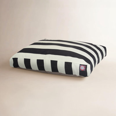 Striped Orthopedic Polyester Pet Bed