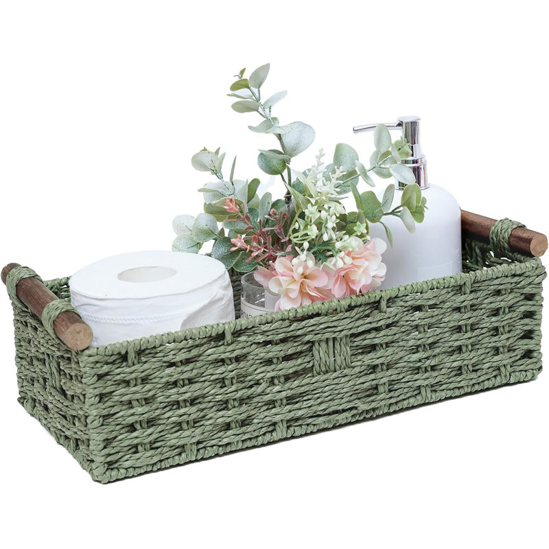 Round Paper Rope Storage Basket