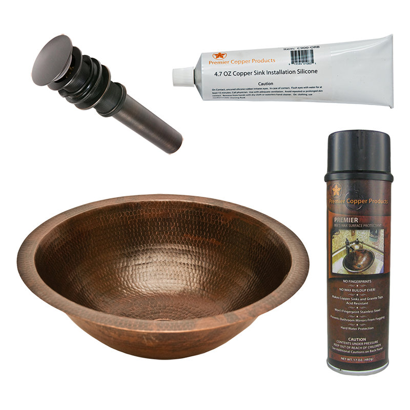 Ensemble de lavabo et de drain pour salle de bain Premier Copper Products BSP5_LR17FDB-P