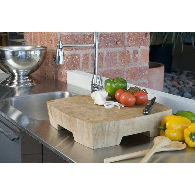 Burlingame Union Rustic Wood Block