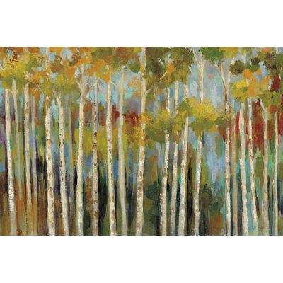 " Young Forest III Crop " by Silvia Vassileva Painting Print