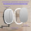 Miroir de maquillage de salle de bain ovale mural-512080126-531035185