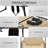 Folding Chaise Lounge With 5-Level Reclining Back, Outdoor Tanning Chair With Reading Face Hole, Outdoor Lounge Chair With Side Pocket & Headrest For Beach, Yard, Patio-1378552404
