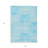 3' X 5' Teal Abstract Washable Non Skid Indoor Outdoor Area Rug
