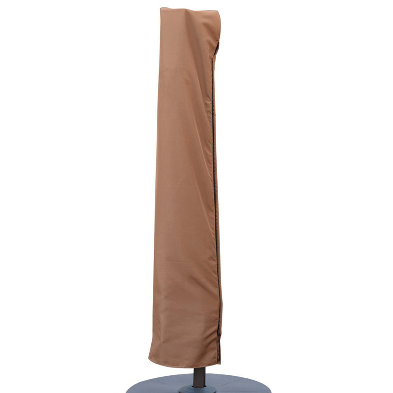 Housse de parasol pour patio, Brun