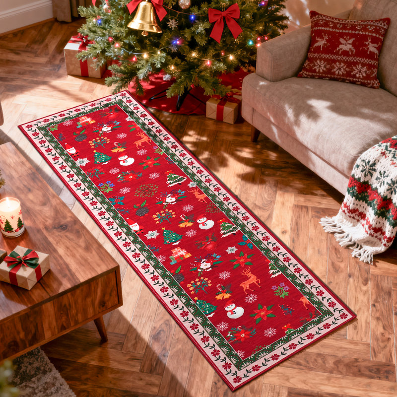 Rectangle Washable Area Rug, 60*180cm