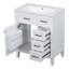 Armoire de salle de bain avec tiroirs 30 po-106912627