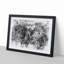 The Majestic Elephant in Abstract - Picture Frame Painting Print-55611698-55611696