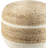 Bramblett Upholstered Jute Ottoman