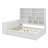 Daybed With Drawers ,Desk ,Shelves And Lights-512634481