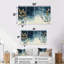 «Blue and White Ferns Whispers In The Wild I», ensemble d'art sur toile-376510288