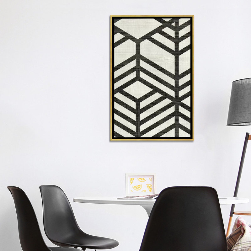 « night shift ii » par chariklia zarris, reproduction d’art, Toile encadrée d'or, H 48 po x l 32 po x P 1,5 po