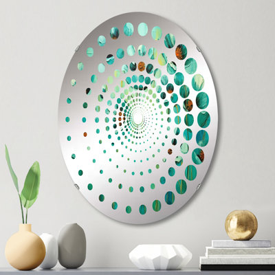 Miroir mural oval