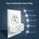 WBM Smart Wi-Fi Socket, Voice and App Controlled Plug with 15A Current Power, White