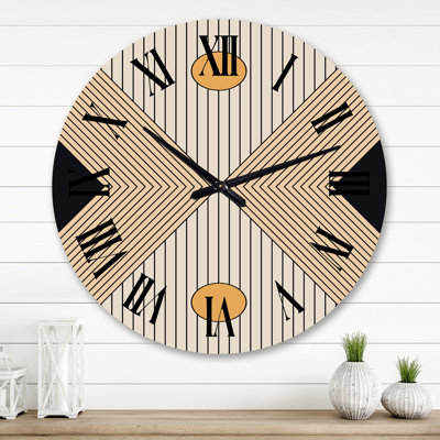 Horloge murale Sun Monochrone Landscape III