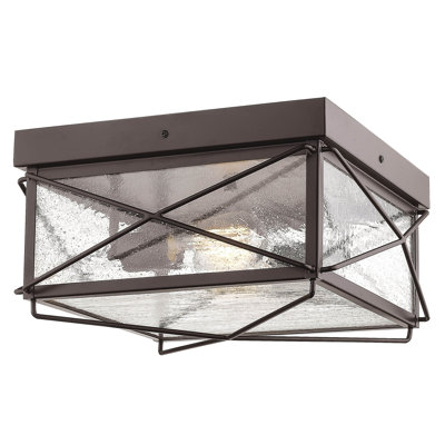 Beene Glass Flush Mount