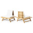 Chaise de patio avec coussins