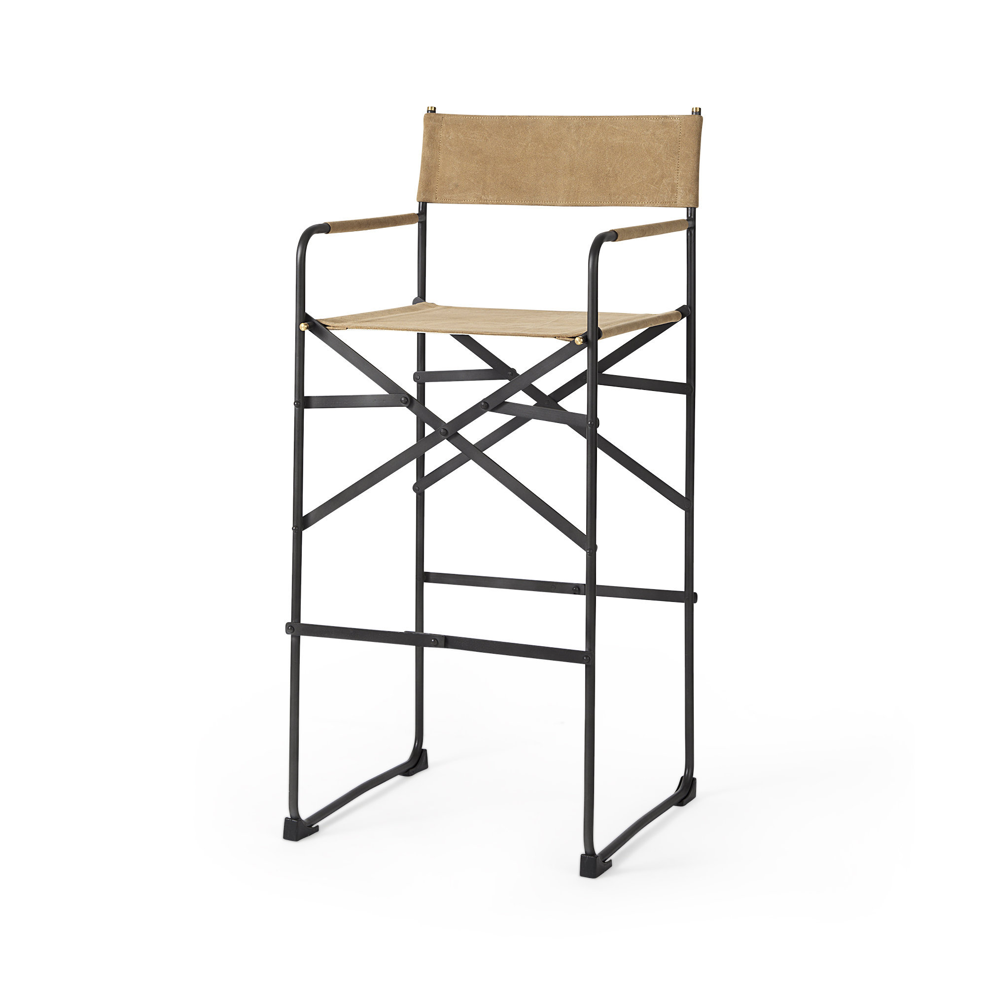 Sambac Bar & Counter Stool, Bar Stool (30.5” Seat Height), Light Brown