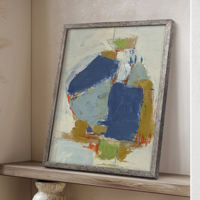 Fields II Framed Print - Solid Wood, 11" H x 9" W