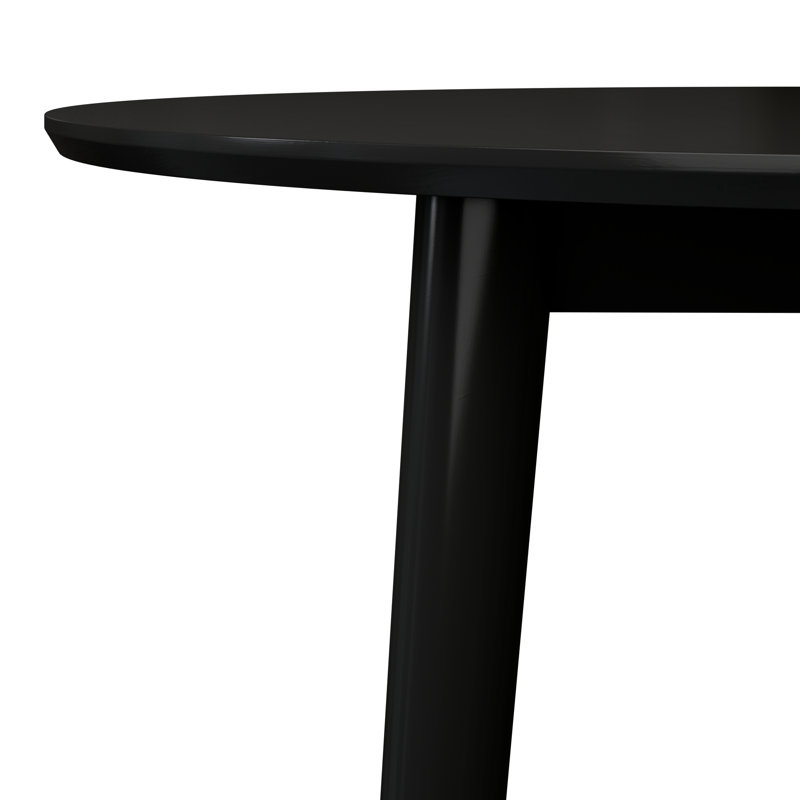 Black Round Dining Table