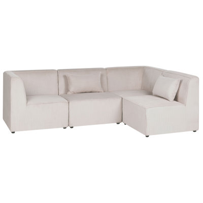 Bertwin 4 Seater Corduroy Corner Sofa
