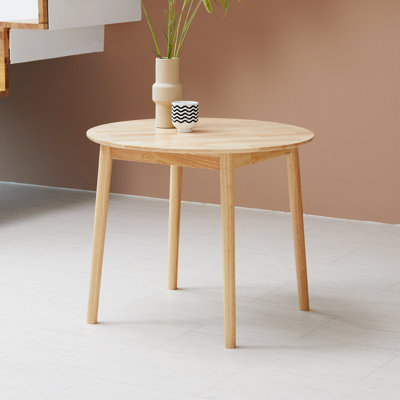 Jeremya Round Round Solid Wood Dining Table