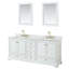 Ensemble de meuble-lavabo double 80 "avec miroir Deborah-97761274-97761278-97761490
