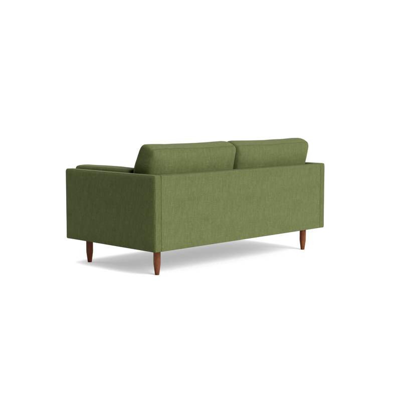 Skinny Fat Loveseat (70"), Performance Weave - Basil