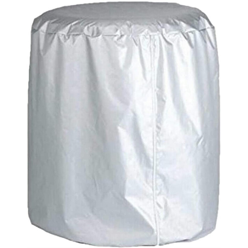 Grande housse de pneu, sac de rangement de pneu et housse de pneu saisonnier, revêtement argenté Oxford résistant à la neige et à la pluie UV 420D, pour remorque, camping-car, véhicule récréatif, camion, VUS