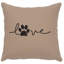 Coussin Wooded River Image - Love Paw - brique de coton-725330378