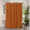 Doublure de rideau de douche simple en tissu imperméable avec aimants Kidd