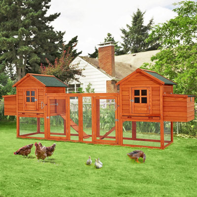 Poulailler en bois de 123 po pour 4 à 6 poulets d'extérieur