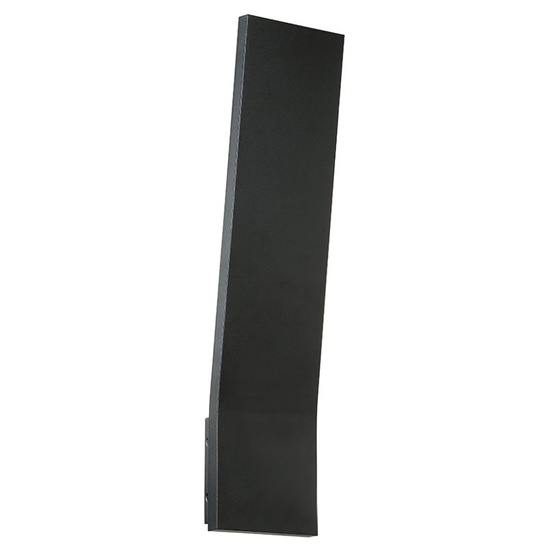 Blade LED Outdoor Flush Mount, Black, 16'' H x 5'' W x 3.13'' D