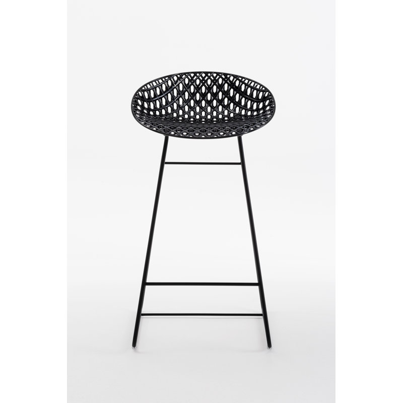 Smatrik Outdoor Bar Stool, Black